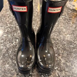 Hunter Original Short Gloss Black Rain Boots